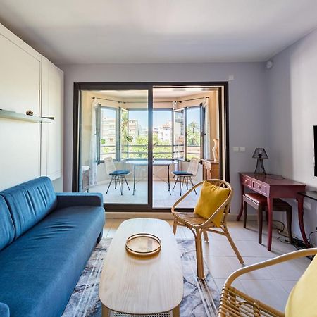 Beau Studio Veranda A Deux Pas De La Mer - Parking Inclus Juan-les-Pins Exteriör bild